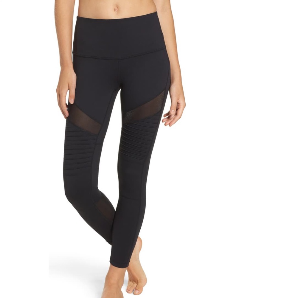 Zella High Waist Moto ankle leggings